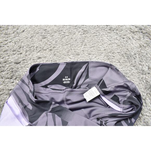 Under Armour Purple Leggings 3X Plus Size Preowned Gym run Yoga - Picture 7 of 7